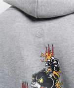 Ninth Hall  Tattoo Flash Hoodie Grey